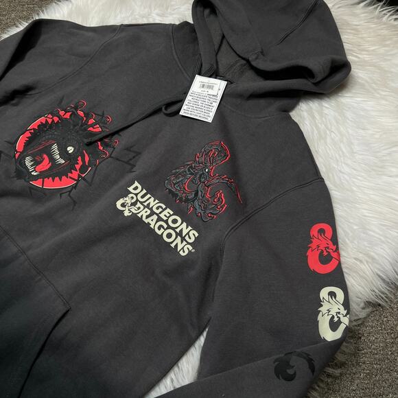 DUNGEONS & DRAGONS BEHOLDER HOODIE SIZE MEDIUM - Picture 3 of 5